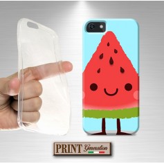 Cover - 'WATERMELON SOLID' colori pastello frutta anguria carino SAMSUNG