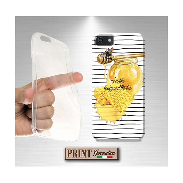 Cover - 'HONEY and the BEE' carino miele ape effetto acquerelle delicato vintage SAMSUNG