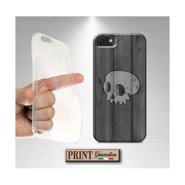 Cover - 'LEGNO TESCHIO 1' EFFETTO LEGNO TESCHIO RUSTICO DARK WIKO