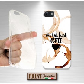 Cover - 'OK, but first coffee' caffe frasi macchie carino divertente minimalista SAMSUNG