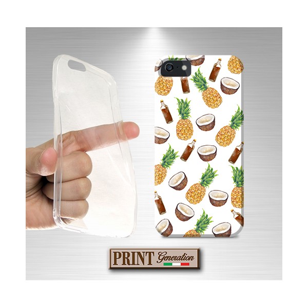 Cover - 'PINA COLADA pattern' ananas tropicale cocco carino frutta drink alcool SAMSUNG