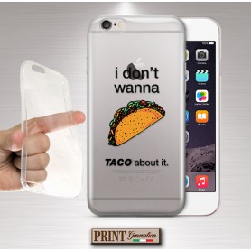 Cover - 'TACO about it trasp' cibo messicano TRASPARENTE tacos frasi divertenti carino tumblr aesthetic SAMSUNG