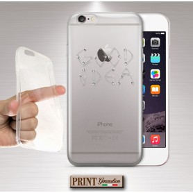 Cover - 'good idea trasp' Spilla di sicurezza TRASPARENTE idea frasi minimalista carino IPHONE