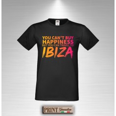 T-Shirt IBIZA Maglietta Uomo Frase Scritta Divertente