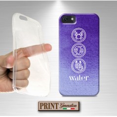 Cover- 'ZODIAC water signs' segni zodiacali elemento acqua effetto acquerelle mistico IPHONE