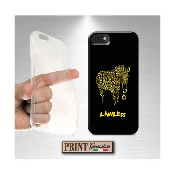 Cover - 'ZEBRA crime SOLID' animali giungla dark SAMSUNG