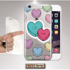 Cover - 'SWEET HEARTS' TRASPARENTE cuori dolci caramelle fandom melanie martinez cry baby ASUS ZENFONE