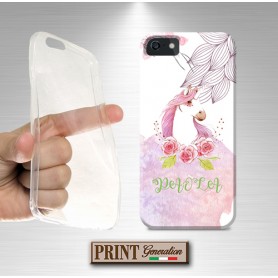 Cover -  'UNICORNIO NOME' carino fiori unicorno personalizzata HUAWEI