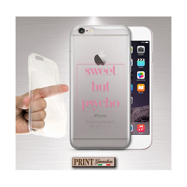 Cover - 'sweet but psycho' TRASPARENTE frasi carino donna delicato SAMSUNG