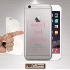 Cover - 'sweet but psycho' TRASPARENTE frasi carino donna delicato SAMSUNG