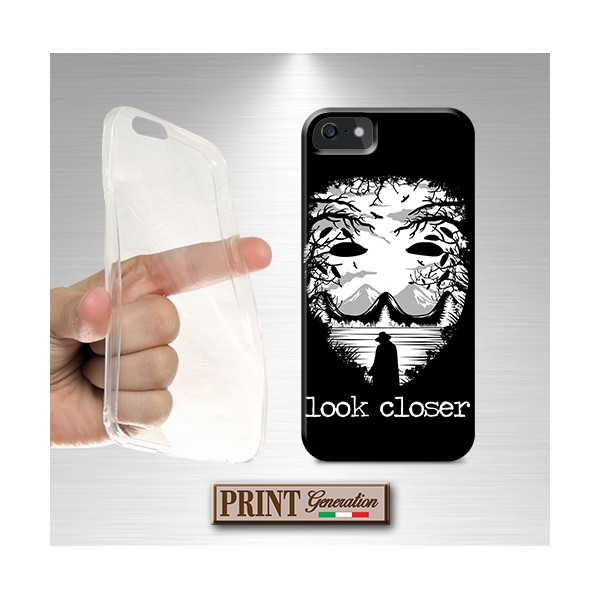 Cover - 'THE MASK look closer' maschera HALLOWEEN paesaggio dark horror anonymous SAMSUNG