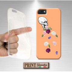 Cover - 'SKULL SPITTING FLOWERS' TESCHIO FIORI CARINO COLORI DONNA delicato SAMSUNG