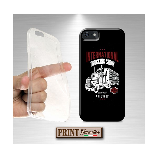 Cover -'ts big truck' CAMION ROAD EFFETTO POSTER VINTAGE ROSSO XIAOMI