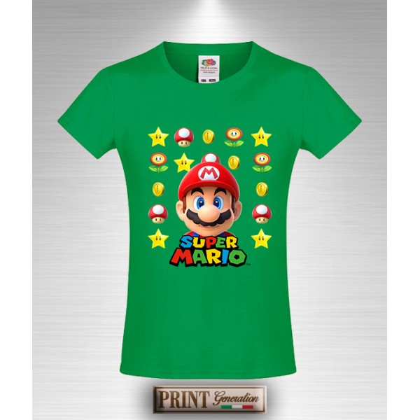 Super Mario Bros Movie Theme Bambini T-shirt Girocollo manica corta Casual  Tee Top per ragazzi ragazze