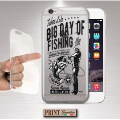 Cover - 'ts trasp big day of fishing' SPORT PESCA PESCI EFFETTO POSTER VINTAGE TRASPARENTE SAMSUNG