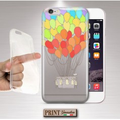 Cover - 'HOT AIR BALLOONS' TRASPARENTE palloncini COLORI carino ARCOBALENO mongolfiera ASUS ZENFONE