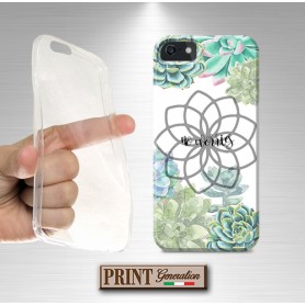 Cover - 'SUCCULENTS no worries' piante MANDALA carino frasi COLORI delicato SAMSUNG