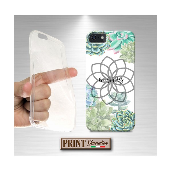 Cover - 'SUCCULENTS no worries' piante MANDALA carino frasi COLORI delicato SAMSUNG