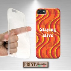 Cover - 'STAYING ALIVE groovy' 70S COLORI CARINO GROOVY HIPPIE BEE GEES ASUS ZENFONE