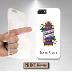 Cover - 'SKATE LIFE ride fast or go home' SPORTS TATTOO TRADITIONAL STYLE SKATEBOARD tatuaggi SAMSUNG