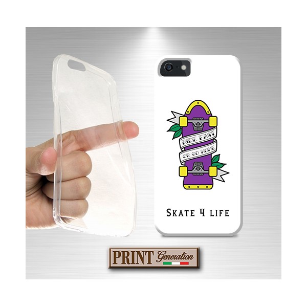 Cover - 'SKATE LIFE ride fast or go home' SPORTS TATTOO TRADITIONAL STYLE SKATEBOARD tatuaggi ASUS ZENFONE