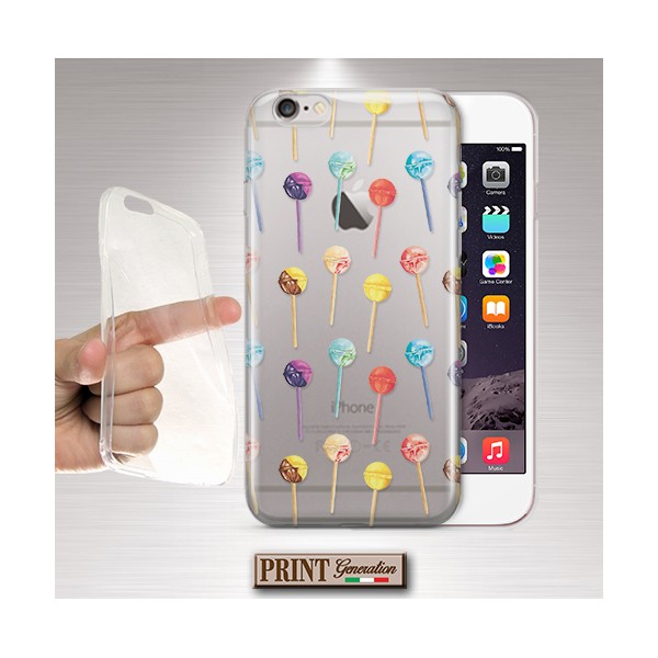 Cover - 'LOLLIES' leccalecca carino TRASPARENTE dolci caramelle SAMSUNG