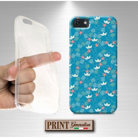 Cover - 'OCEANO pattern' elementi del mare carino donna delicato SAMSUNG