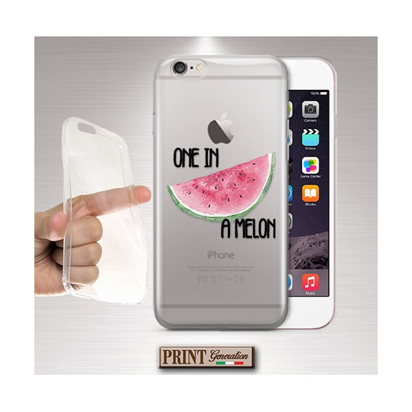 Cover - 'one in A MELON' carino TRASPARENTE one in a million frasi anguria SAMSUNG