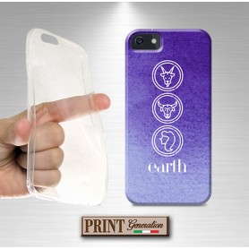 Cover - 'ZODIAC earth signs' segni zodiacali elemento terra effetto acquerello IPHONE