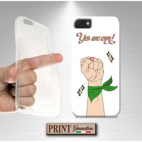 Cover - 'YES WE CAN' FEMMINISTA movimento delle donne verde ASUS ZENFONE