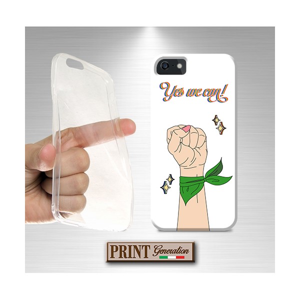 Cover - 'YES WE CAN' FEMMINISTA movimento delle donne verde ASUS ZENFONE