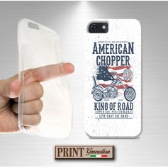 Cover - 'ts american chopper' MOTOCICLETTA BANDIERA AMERICANA CHOPPER EFFETTO POSTER VINTAGE SAMSUNG