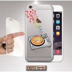 Cover - 'PIZZA VINYL' pizza musica TRASPARENTE arcobaleno vinilo HUAWEI