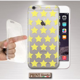 Cover - 'stars' TRASPARENTE stelle minimalista carino delicato SAMSUNG