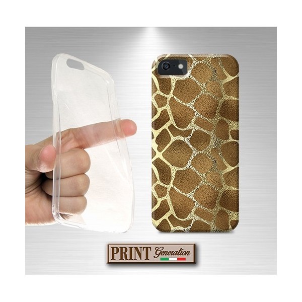 Cover stampata Pitone oro effetto glitter Oppo