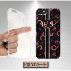 Cover Personalizzata - MONOGRAMMA INIZIALI NOME - FANTASIA LILLA - Oppo