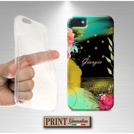 Cover stampata Unica oro chic personalizzata nome effetto glitter Oppo