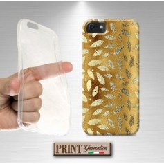 Cover stampata Chic dorato effetto glitter Oppo