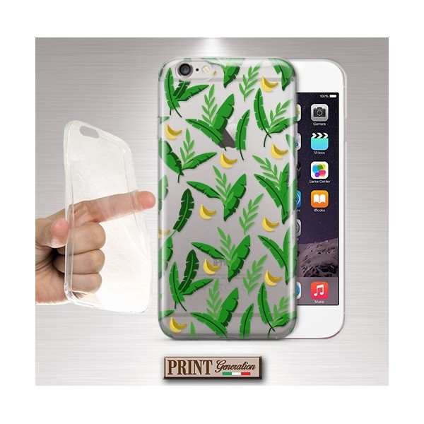 Cover - 'BANANA foglie' frutta TRASPARENTE carino tropicale Oppo