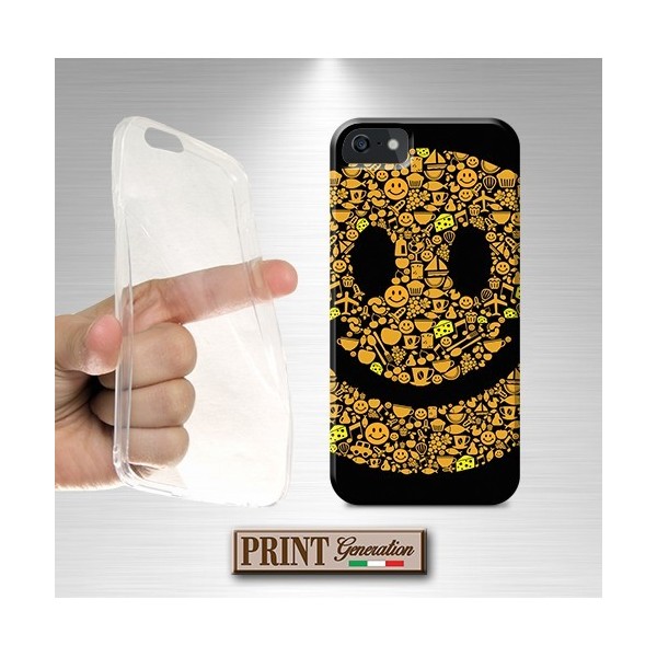 Cover - 'HAPPY FACE DETAILS' smiley elementi dark carino emoji VIVO