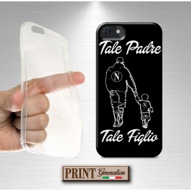 Cover - Tifoso città NAPOLI TALE PADRE TALE FIGLIO silicone morbido Samsung