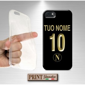 Cover - Tifoso città NAPOLI PERSONALIZZATO NOME NUMERO silicone morbido Samsung